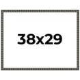 thumbnail image 1 of 38x29 Frame Black Brown Chestnut Mosaic Solid Wood Picture Frame | 1.125 Inch Moulding Width |, 1 of 8