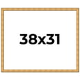 thumbnail image 1 of 38x31 Frame Gold Rustic Solid Wood Picture Frame | 1.25 Inch Wide Moulding | Rustique Gold, 1 of 8