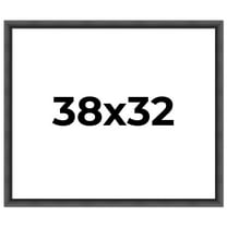 38x32 Frame Black Passaggi Solid Wood Picture Frame Width 1.5 Inches | Interior Depth 0.5 Inches |