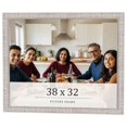 thumbnail image 1 of 38x32 Frame White Real Wood Picture Frame Width 0.75 inches | Interior Frame Depth 0.5 inches |, 1 of 8