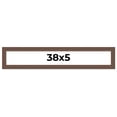 thumbnail image 1 of 38x5 Frame Brown Farmhouse Solid Wood Picture Frame Width 1.5 Inches | Interior Frame Depth 0.5, 1 of 8