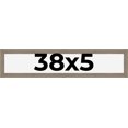 thumbnail image 1 of 38x5 Frame Gray Barnwood Rustic Solid Wood Picture Frame | 1.5 Inch Moulding Width | Includes UV, 1 of 8