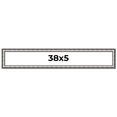 thumbnail image 1 of 38x5 Frame Silver Real Wood Picture Frame Width 1.125 Inches | Interior Frame Depth 0.5 Inches |, 1 of 8