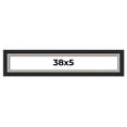 thumbnail image 1 of 38x5 IN Frame Black Real Wood Picture Frame Width 2.25 Inches | Interior Frame Depth 0.5 Inches |, 1 of 8