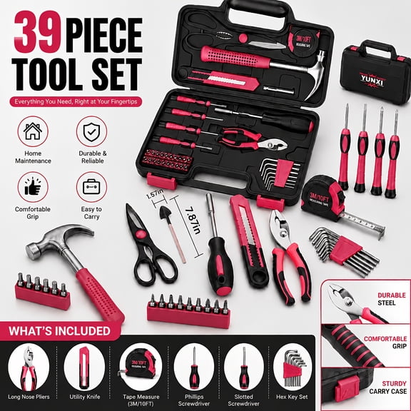 39/ 13 Pack Home Decoration Tool Kit - Multifunctional Combination Set with Durable Tools