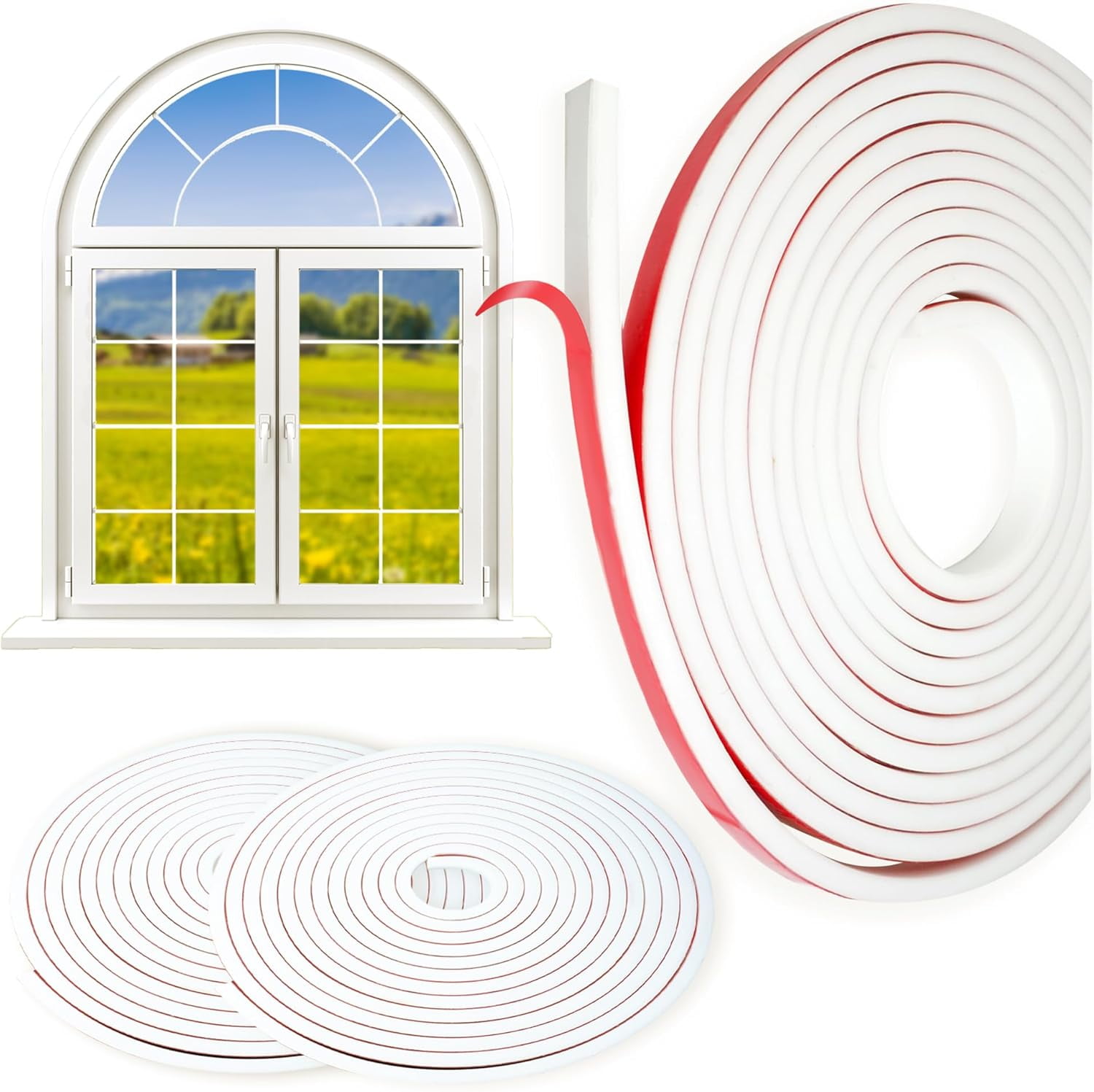 39.2 Ft Window Grille Inserts Grid Kit, TPE Peel and Stick Trim Molding ...