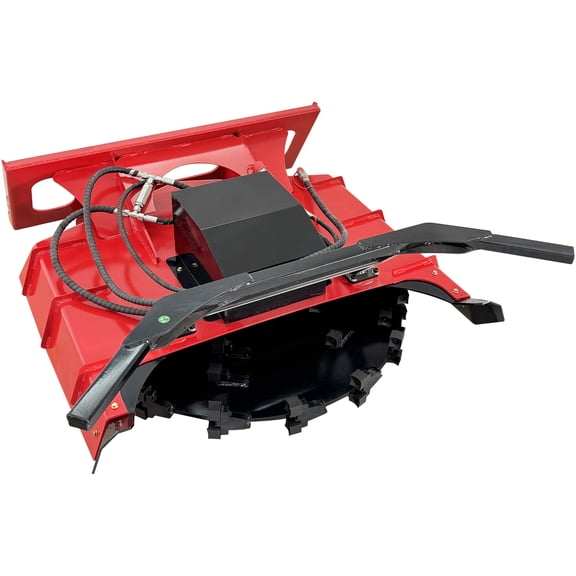 39.3" Diameter Skid Steer Loader Attachment Disc Brush Mulcher High Speed Disc Mower