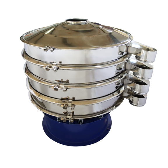 39.3" Vibrating Screen Electric Vibrating Sieve Screen Stainless Steel 220V with 20 80 100 Mesh