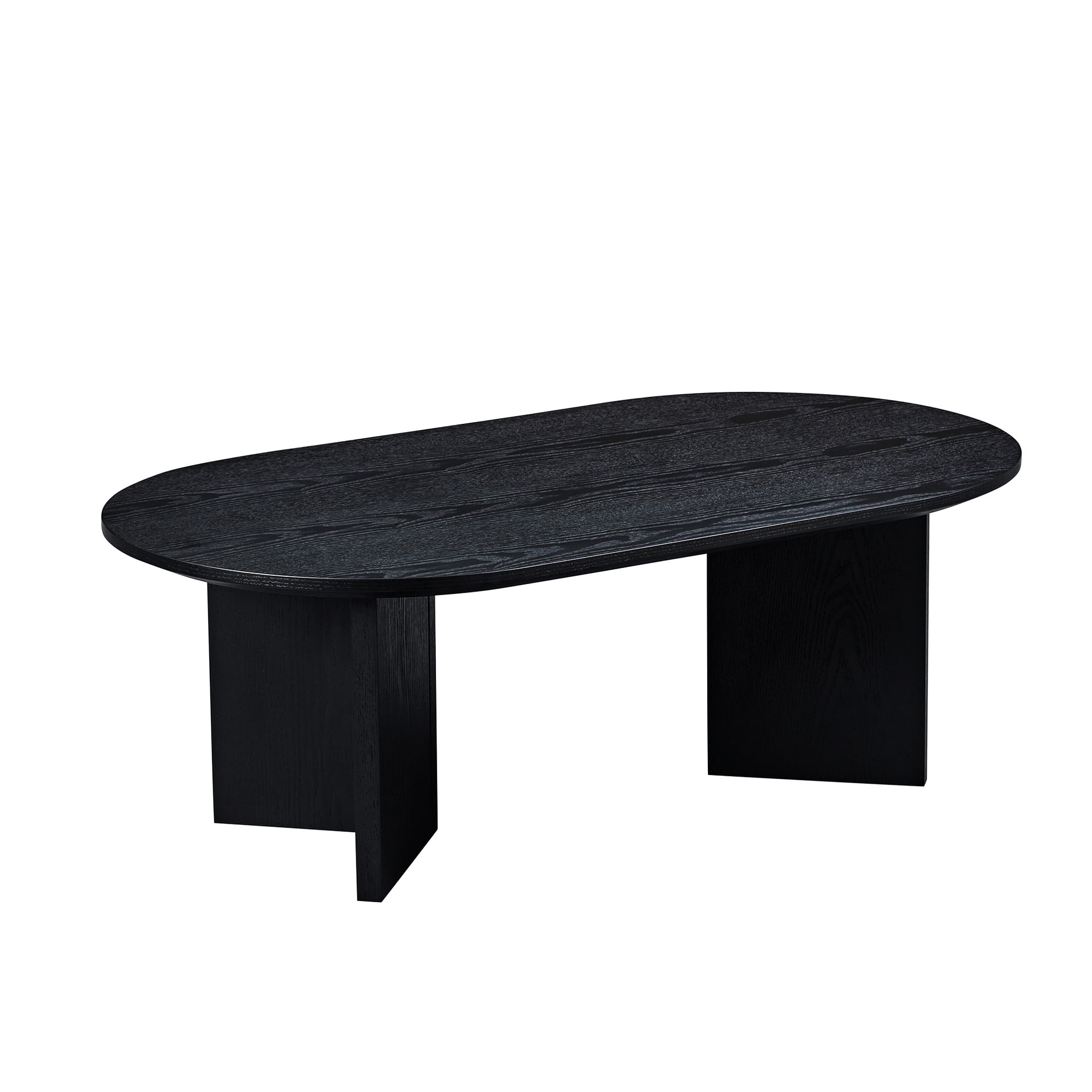 39.36 Inch Coffee Table - Black For Bedroom And Living Room Decor With ...