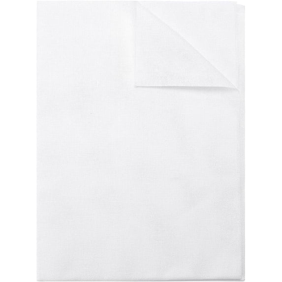 39.37 by 27-Inch White Cotton Stitch Embroidery Fabric 25 Count Zweigart Fabric Stitch Embroidery Cloth for Making Garments Crafts White