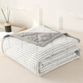 thumbnail image 1 of 39.3x59in Generic Comforter, Soft, Breathable, Checkered Pattern, Skines-friendly, Soft, Comfortable and Warm, Comfortable Sleeping Experience(White), 1 of 6