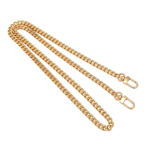 39.4"(100cm) Purse Chain Strap Delightful Extending DIY Metal Chains Replacement Straps With Buckles Wide 6mm Gold 1 Pack For Shoulder Body Handbag Color Beads Craft Wire Jewelry Pliers for Jewelry