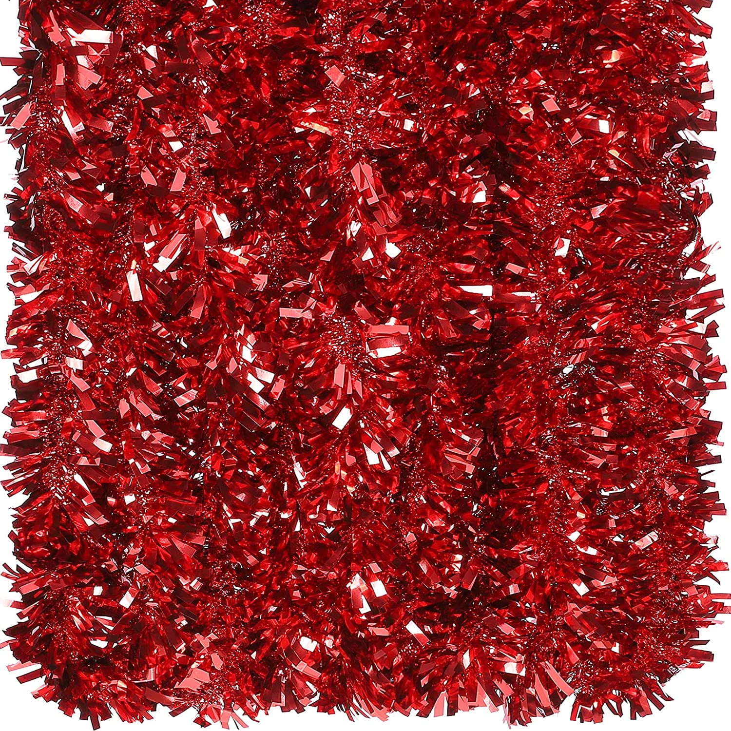39.4 Feet Christmas Tinsel Garland Glitter Tinsel Twist Garland