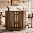thumbnail image 1 of 39.4" H Bar Table, 4-Tier Home Bar Unit with Footrest, 1 of 7