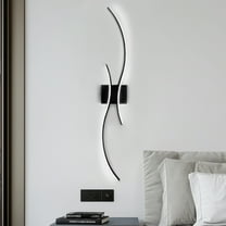 Longree Modern 1-Light Dimmable LED Wall Sconce with Shades
