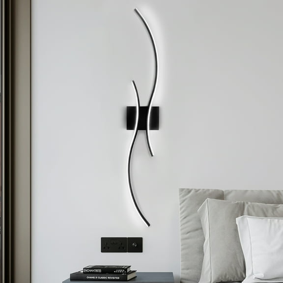 Longree Modern 1-Light Dimmable LED Wall Sconce with Shades