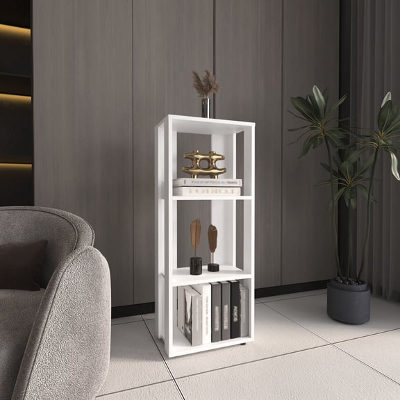 39.4" Height, 15.7" Width - Store Books and Decor - Small Spaces - Quick and Easy Assembly