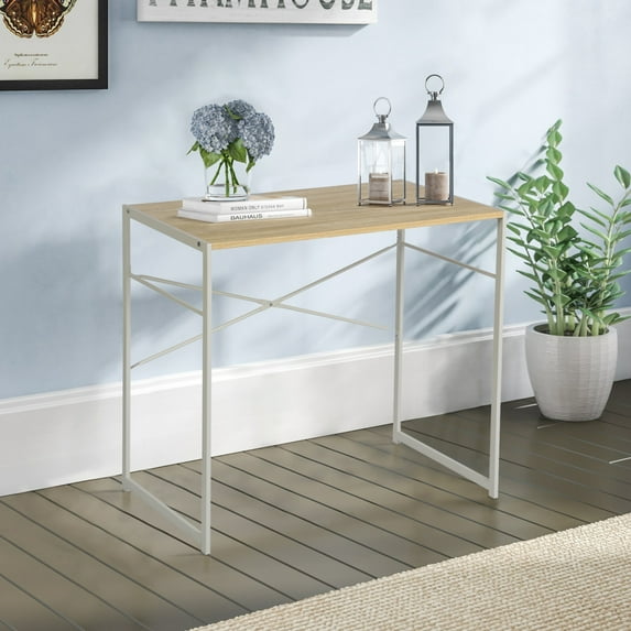 39.4" inch Computer Desk Modern Writing Desk, Simple Study Table, Industrial Office Desk