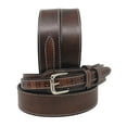 thumbnail image 1 of 39-40  Men's 1-1/2" Casual Brown Distressed Genuine Leather Belt 26RAA80BR, 1 of 1