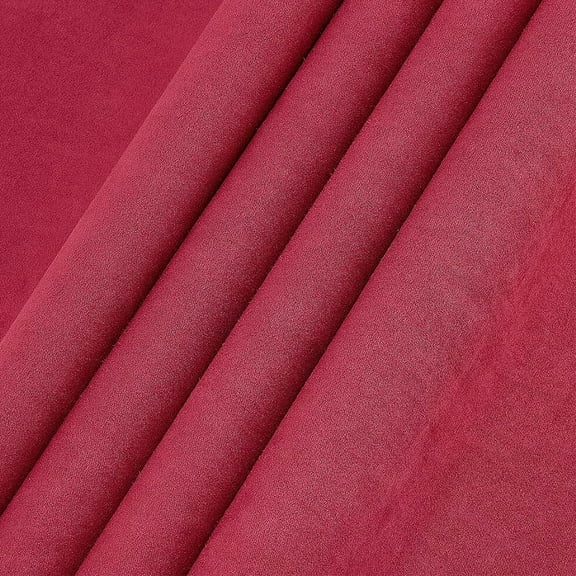39.4x16.5 Inch Book Binding Cloth Imitation Leather Bookcover Dark Red Suede Fabric Paper Backed Bookcover Bookbinding Supplies Book Cloth for Book Binding Velvet Box Making DIY Crafts