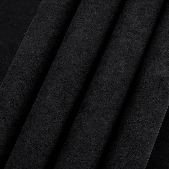 39.4x16.9 Inch Black Imitation Leather Book Binding Cloth Bookcover Velvet Surface with Paper Backed Book Cloth Close-Weave Book Cloth for Book Binding Velvet Box Making DIY Crafts