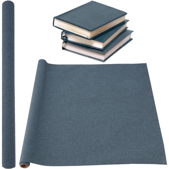 39.4x16.9 Inch Notebook Binding Cloth Light Grey Bookcover Polyester Fabric Surface with Paper Backed Cloth DIY Notebook Cloth Protective Cover for Notebook Binding Scrapbooking Album DIY DIY