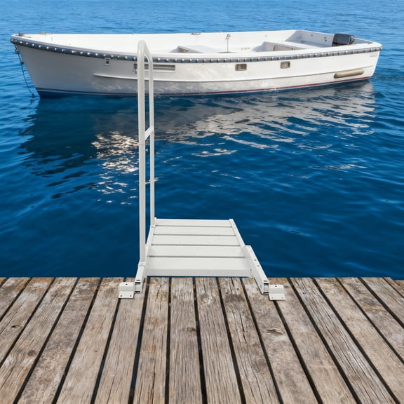 39.5*20.1*38.8 Modern Grey Boarding Platform Boat Boarding Tool Aluminum Alloy Boat Boarding Platform