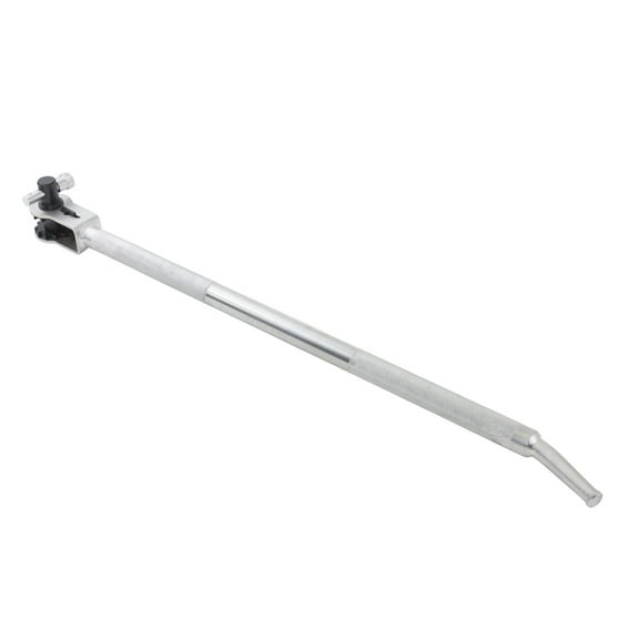 39.5" Standard Ratcheting Winch Bar for Flatbed Trailer - Chrome Carbon-Steel Ratchet Winch Bar with Non-Slip Handle & Slip Resistant Tip for Secure Operation