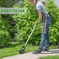 39-66.7 Inch Hand Lawn Edger with Double-Sided Sharp Blades, Extended Adjustable Handle