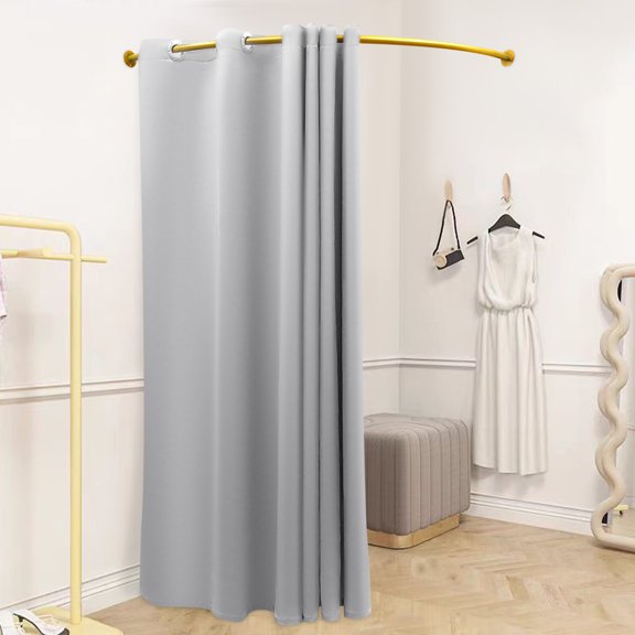 39*78.7 in Modern Thoughtful Design Wall Mount Grey Privacy Protection Changing Room for Clothing Stores