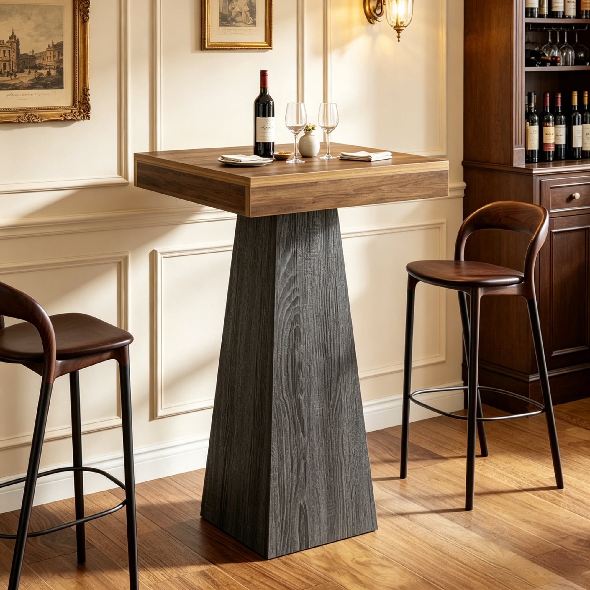 39.96 Inch Square Pub Table, Dining Table