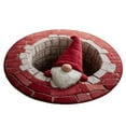 thumbnail image 1 of 39" Christmas 3D Red Rug Xmas Optical Illusion Carpet Festive Non Washable Rugs for Living Room Christmas Decorations for Front Door Kitchen Bedroom, 1 of 9