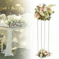 thumbnail image 1 of Wedding Flower Stand, Wedding Geometric Flower Vase Column Stand for Wedding Party Table Centerpiece for Home Decor, 1 of 13