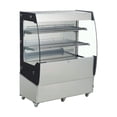 thumbnail image 1 of 39"  Commercial Refrigerator Open Air Merchandiser Slope Grab Showcase Coffee Shop Multideck Chiller  Display Cooler NSF RTS-200L, 1 of 5