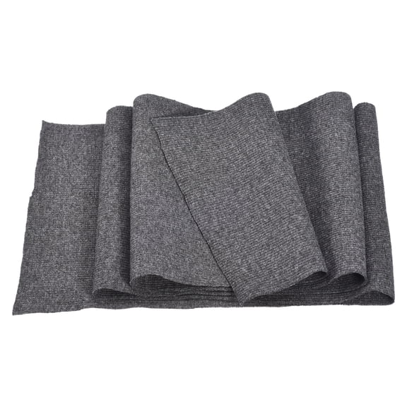Uxcell Elastic Cuffs Ribbed Trims Cotton Fabric Knit Rib Stretch Tape Cuff Sleeve Waistband for Sewing Dark Grey 39"x8"