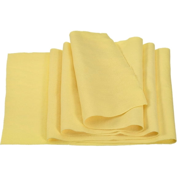 39" Elastic Cuffs Ribbed Trims Cotton Fabric Knit Rib Stretch Tape Cuff Sleeve Waistband for Sewing, 8" Wide Light Yellow 39"x8"