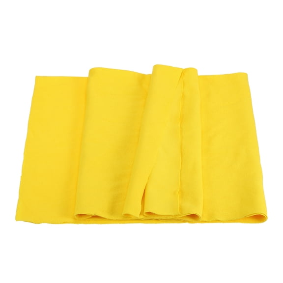 Uxcell Elastic Cuffs Ribbed Trims Cotton Fabric Knit Rib Stretch Tape Cuff Sleeve Waistband for Sewing Yellow 39"x12"