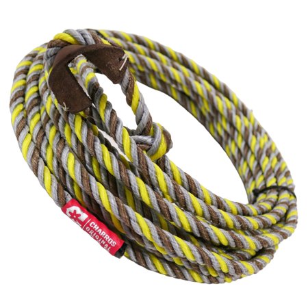 39 FT. Charro Red/ Blue/ Brown Soga Para Florear Trick Rope