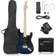 39" GST Series Electric Guitar Kit with Amp for Beginner Starter, HSS
