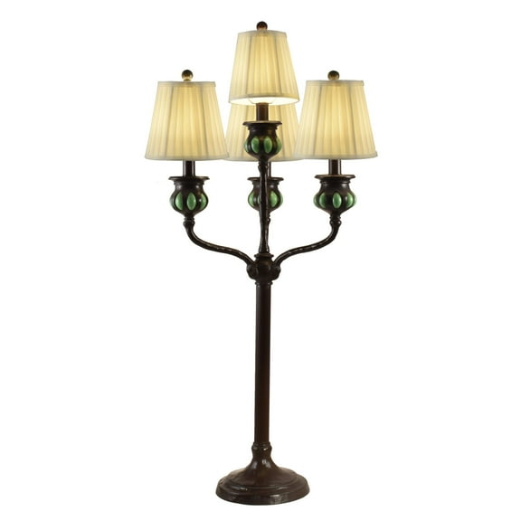 39" Bedalo 4-Light Antique Bronze Buffet Lamp