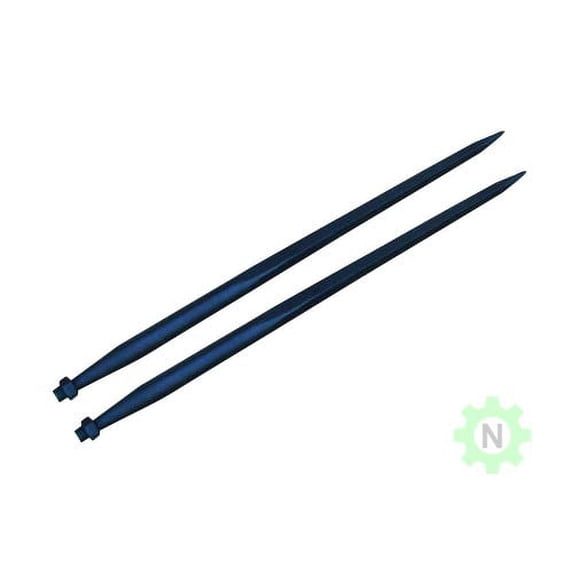 39" Hay Bale Spear - Square Forged - Conus 2. Lot of 2