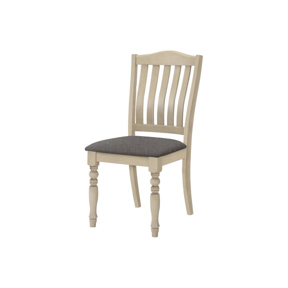 39" Height, Two Chairs, Grey Fabric - Turn Post Legs - Dining Room - Durable Usage