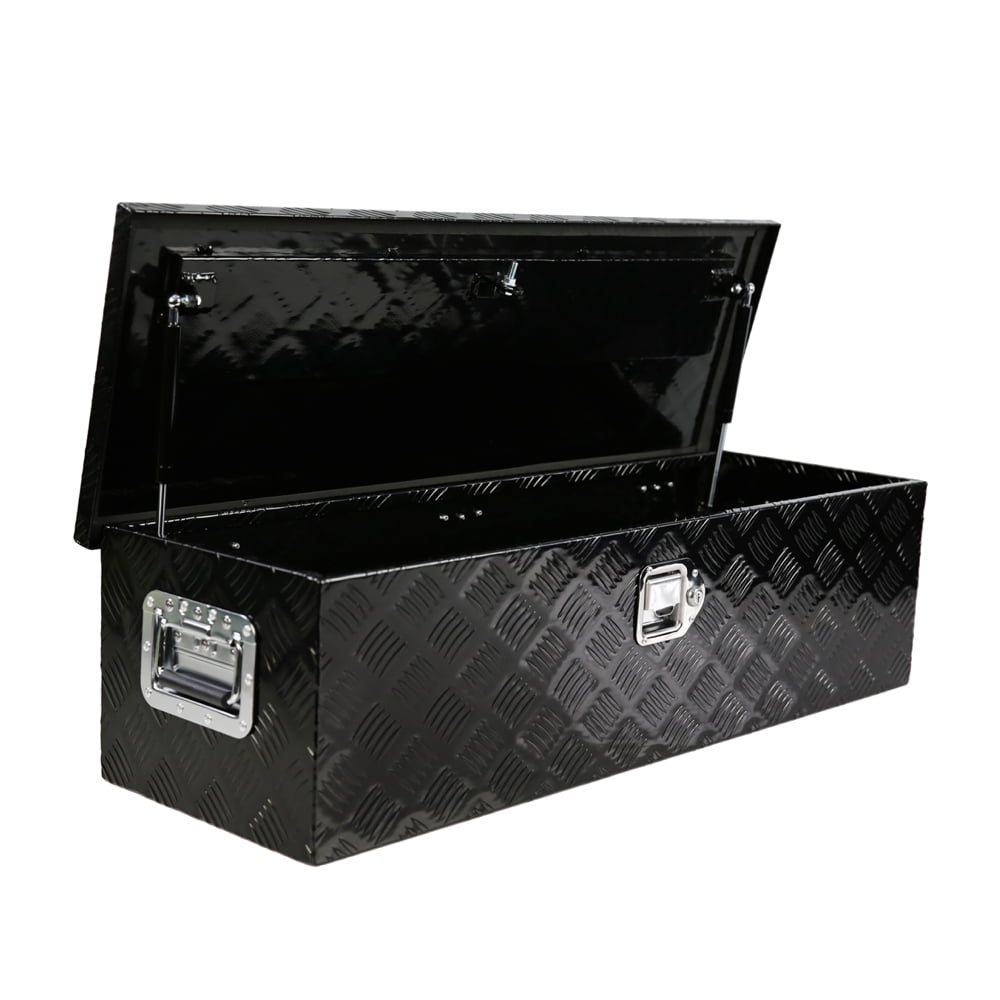 39 Inch Aluminum Truck Tool Box,Gas Strut,Truck Bed Tool Box with Side