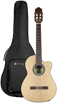 Caraya Safair 34" EQ All Mahogany Acoustic Guitar W/Built-in | Reverb