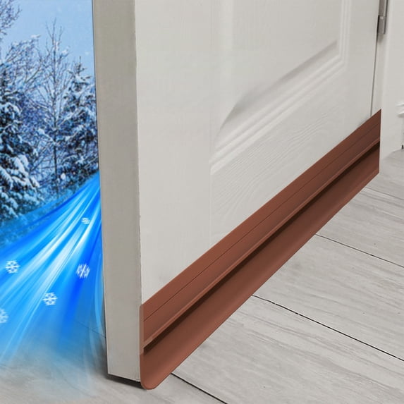 39-Inch High Density Self-Adhesive Door Seal Tape, Weather Stripping for Insulating Door Frames & Windows