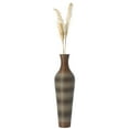 thumbnail image 1 of 39-Inch-Tall Vase, Brown Decorative Floor Vase, Classic Neat Floor Vase Tall Freestanding Flower Holder, PVC Floor Vase, 1 of 8