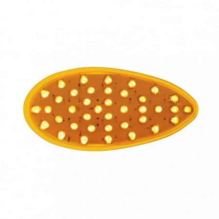 39 LED "Teardrop" Turn Signal Light - Amber LED/Amber Lens