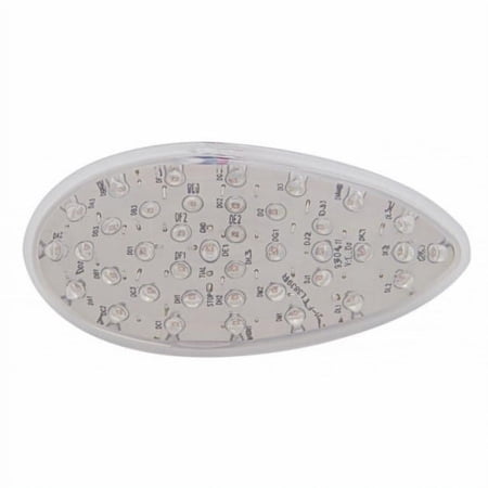39 LED "Teardrop" Turn Signal Light - Amber LED/Clear Lens