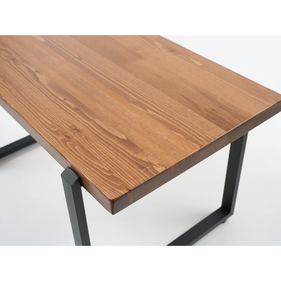 39'' Live Edge Solid Wood Table / Ideal for Casual Living Rooms