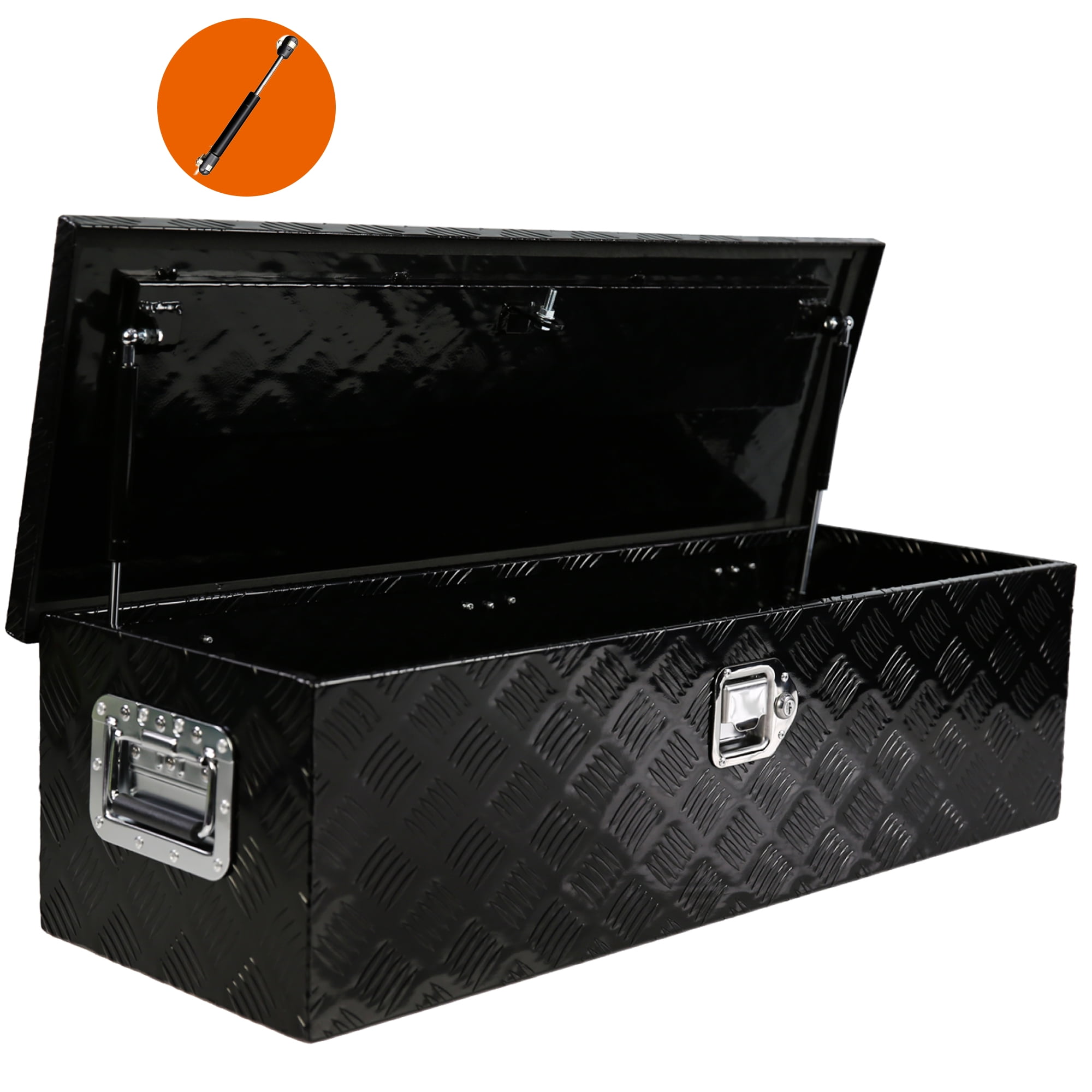 39'' Metal Truck Tool Box, Aluminum Tool Box Storage Organizer for ...